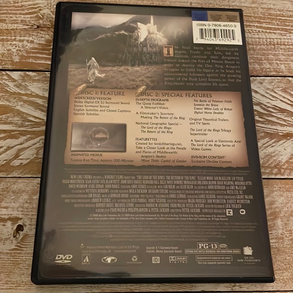 🗡️2 Lord of the Rings Movies DVDs🗡️ - Picture 2 of 10
